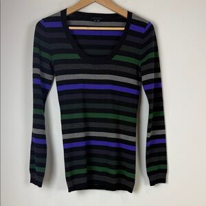 THEORY Multicolor Striped Women's Sweater Size Small